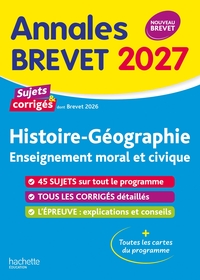 Picture of Annales Brevet 2027 - Histoire-géo-EMC 3e - sujets et corrigés