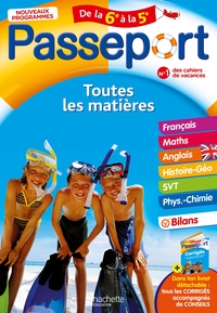 Picture of Passeport - Toutes les matières - De la 6e à la 5e - Cahier de vacances 2026