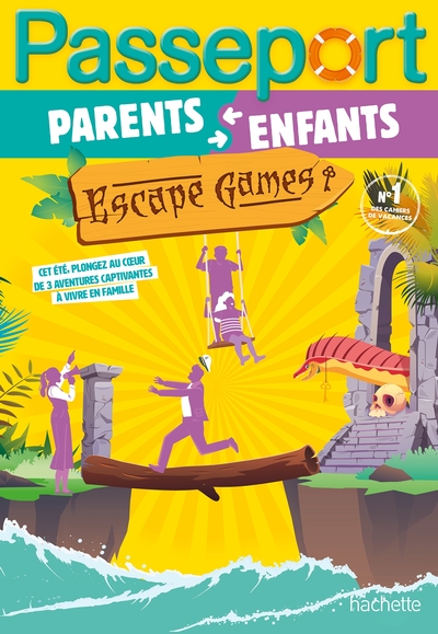 Image de Passeport Enfants et parents - Escape games - Cahier de vacances 2026