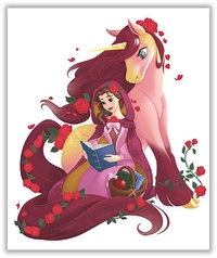 Picture of DISNEY PRINCESSES - Maxi Colo avec modèles - Spécial Licornes