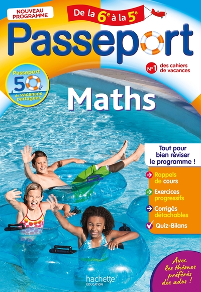 Picture of Passeport - Maths de la 6e à la 5 e - Cahier de vacances 2026