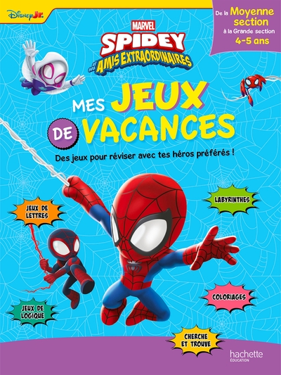 Picture of Disney - Spidey et ses amis extraordinaires De la MS à la GS - Mes jeux de vacances 2025