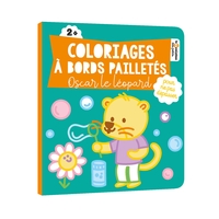 Picture of Coloriages à bords pailletés - Oscar le léopard