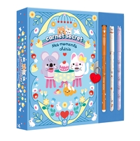Picture of Carnet secret Mes moments chéris - Mes petits amis - coffret avec 3 stylos effaçables