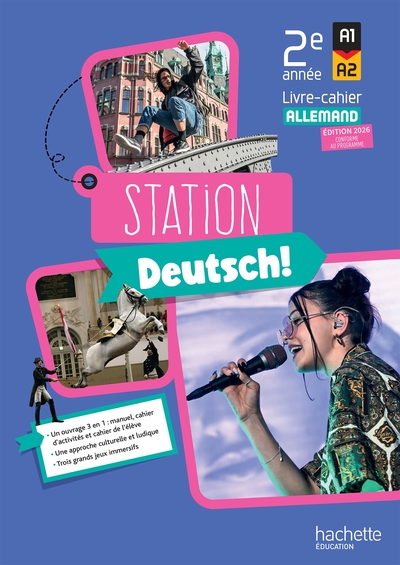 Picture of Station Deutsch! 2e année - Livre-cahier élève - Ed. 2026