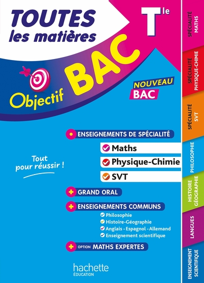 Image de Objectif BAC TLM Tle Spé Maths-Physique-chimie - SVT + enseignements communs - BAC 2027