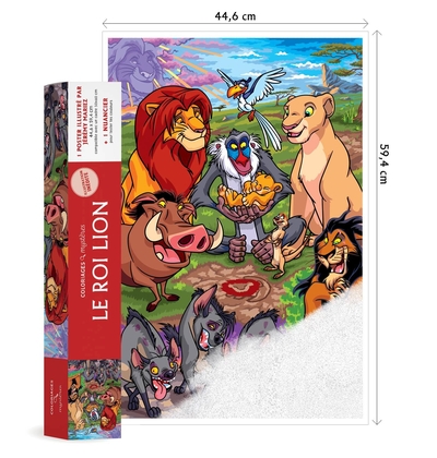 Picture of Coloriages Mystères - Poster Disney Le Roi Lion