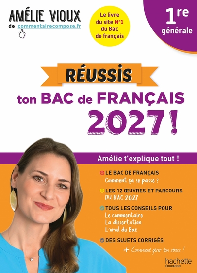 Image de Réussis ton Bac de français 2027 avec Amélie Vioux 1re générale