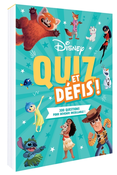 Picture of DISNEY - Bloc - Quiz et Défis : 300 questions pour devenir incollable !