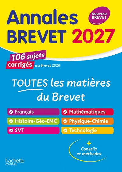 Picture of Annales Brevet 2027 - Tout-en-un 3e - sujets et corrigés