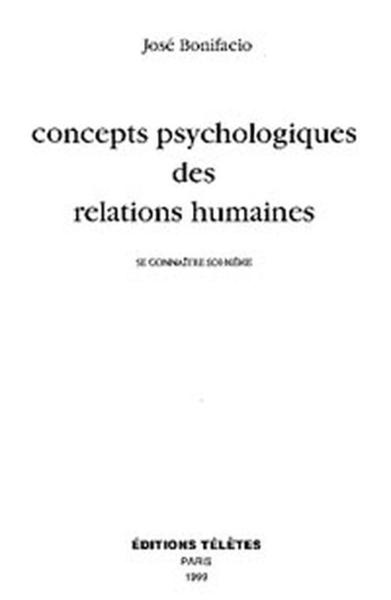 Image de Concepts psychologiques des relations humaines
