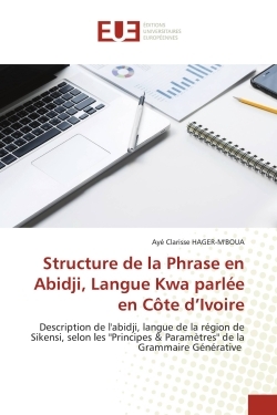 Image de Structure de la Phrase en Abidji, Langue Kwa parlée en Côte d'Ivoire