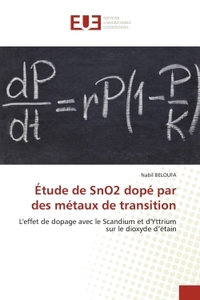 Picture of Étude de SnO2 dopé par des métaux de transition
