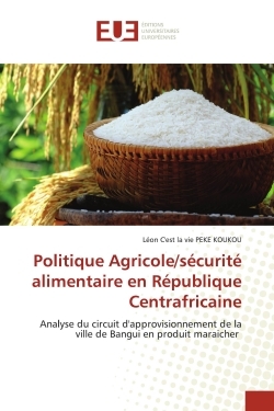 Picture of Politique Agricole/sécurité alimentaire en République Centrafricaine