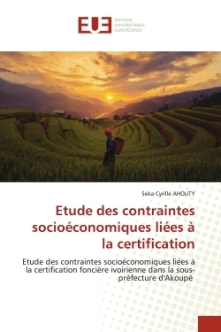 Picture of Etude des contraintes socioéconomiques liées à la certification
