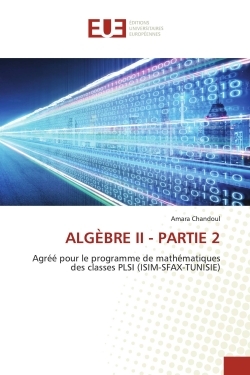 Picture of ALGÈBRE II - PARTIE 2