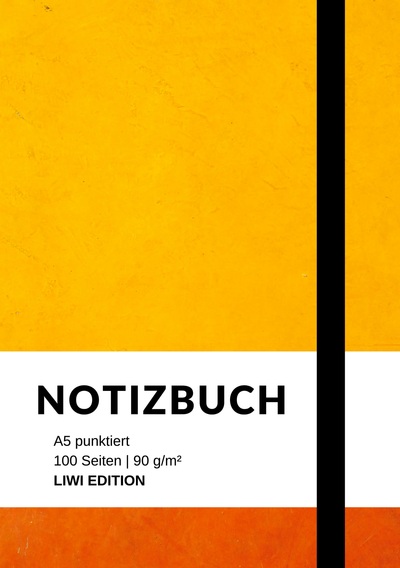 Picture of Notizbuch A5 punktiert - 100 Seiten 90g/m² - Soft Cover - FSC Papier