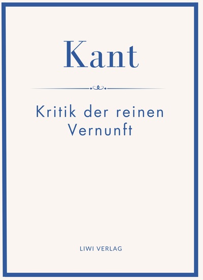 Picture of Immanuel Kant: Kritik der reinen Vernunft. Neuausgabe