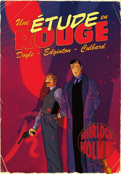 Image de Les aventures illustrées de Sherlock Holmes - Une étude en Rouge