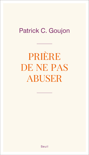 Picture of Prière de ne pas abuser