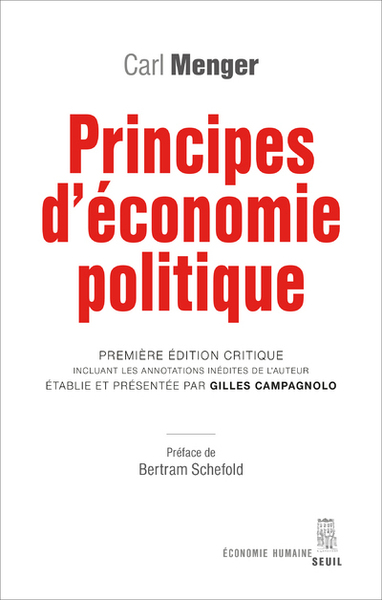 Picture of Principes d'économie politique