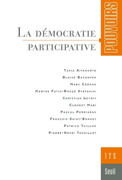 Picture of Pouvoirs, n°175. La Démocratie participative
