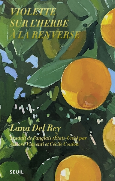 Picture of Violette sur l'herbe à la renverse