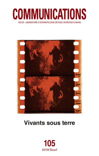Image de Communications, n° 105. Vivants sous terre