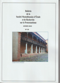 Image de Bulletin de la Société montalbanaise d'étude et de recherche sur le protestantisme