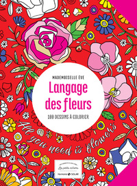 Image de Langage des fleurs - 100 dessins à colorier
