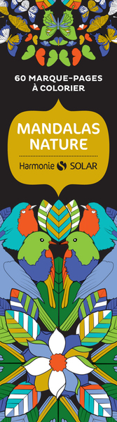 Image de 60 marque-pages à colorier - Mandalas nature