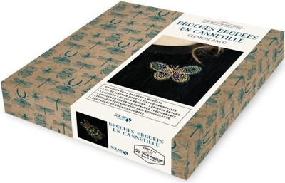Picture of Coffret broches brodées en cannetille