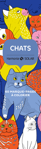 Image de 60 marque-pages à colorier - Chats
