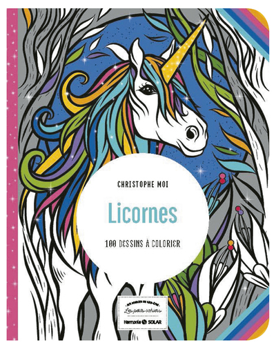 Image de Licorne - 100 dessins à colorier - Les petits cahiers aux sources du bien-être
