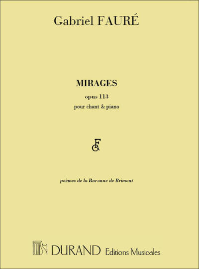 Picture of MIRAGES OPUS 113 CHANT