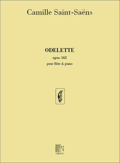 Picture of ODELETTE OPUS 162 FLUTE TRAVERSIERE-LIVRE +PARTITION