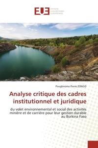 Picture of Analyse critique des cadres institutionnel et juridique