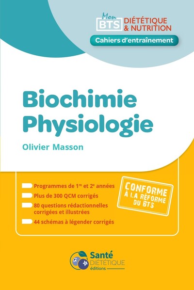 Image de Biochimie Physiologie - Cahier d'entraînement