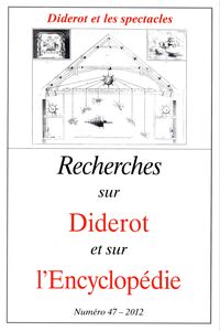 Picture of Revue Recherches sur Diderot et sur l’Encyclopédie 47 - 2012