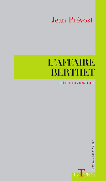 Picture of L'AFFAIRE BERTHET