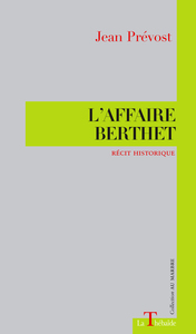 Picture of L'AFFAIRE BERTHET