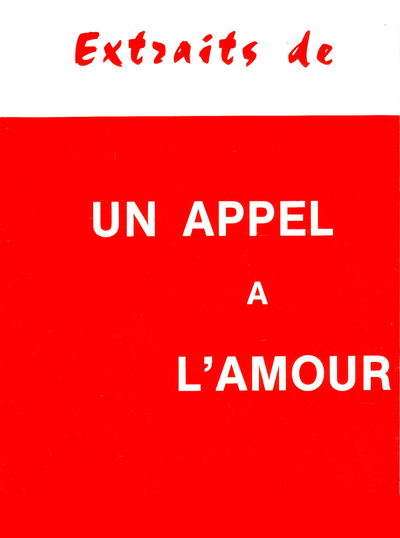 Picture of Extraits de « Un appel à l'Amour »