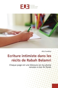 Picture of Ecriture intimiste dans les récits de Rabah Belamri