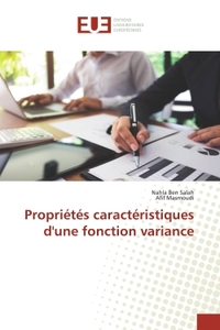 Image de Propriétés caractéristiques d'une fonction variance