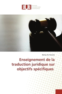 Picture of Enseignement de la traduction juridique sur objectifs spécifiques