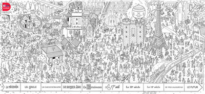 Image de Les posters à colorier - Le voyage dans le temps