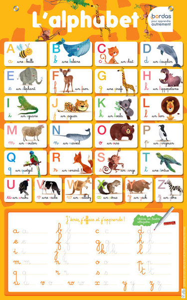 Picture of Les posters effaçables - L'alphabet