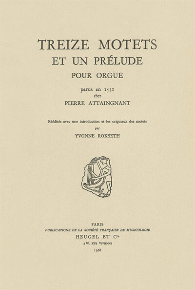 Picture of Treize Motets et un prélude pour orgue