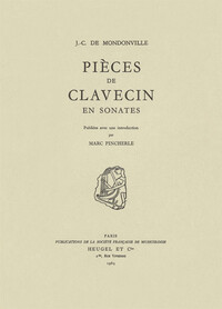Image de Pièces de clavecin en sonates avec accompagnement de violon