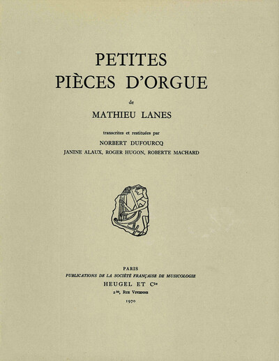 Picture of Petites pièces d’orgue